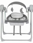 FreeON Leagan Snuggy Lines cu 5 viteze de leganare 8 melodii jucarii pana la 9 kg