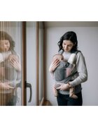 FreeON Marsupiu bebe Carry Me 3 in 1 de la 4 luni pana la 15 kg tesatura din plasa 3D confortabil si sigur pentru bebe GreyPink