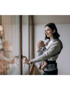 FreeON Marsupiu bebe Carry Me 3 in 1 de la 4 luni pana la 15 kg tesatura din plasa 3D confortabil si sigur pentru bebe GreyPink