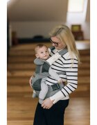 FreeON Marsupiu bebe Carry Me 3 in 1 de la 4 luni pana la 15 kg tesatura din plasa 3D confortabil si sigur pentru bebe Gri