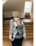 FreeON Marsupiu bebe Carry Me 3 in 1 de la 4 luni pana la 15 kg tesatura din plasa 3D confortabil si sigur pentru bebe Gri