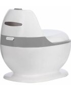 FreeON Olita educativa Trainer Minitoaleta Cu spatiu pentru hartieservetele Cu sunet realist de tras apa Pana la 25 kg 3 ani+ WhiteGrey