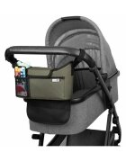 FreeON Organizator universal pentru carucior Olive Green cu multiple compartimente