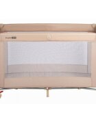 FreeON Patut pliabil pentru copii Nap Beige cu un nivel 120x60 cm