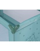 FreeON Patut pliabil pentru copii Nap Green cu un nivel 120x60 cm