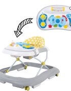 FreeON Premergator Little Driver pliabil cu sunete si lumini 6 luni+ GriGalben