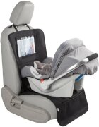 FreeON Protectie scaun auto bancheta si spatar cu organizator 3 in 1 123x48.5 cm negru
