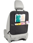 FreeON Protectie scaun auto bancheta si spatar cu organizator 3 in 1 123x48.5 cm negru