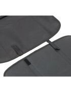 FreeON Protectie scaun auto bancheta si spatar cu organizator 3 in 1 123x48.5 cm negru