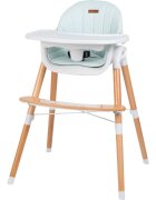 FreeON Scaun de masa 2 in 1 reglabil Tin cu tavita si husa detasabile suport pentru picioare reglabil Light Green
