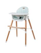 FreeON Scaun de masa 2 in 1 reglabil Tin cu tavita si husa detasabile suport pentru picioare reglabil Light Green