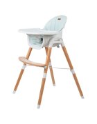 FreeON Scaun de masa 2 in 1 reglabil Tin cu tavita si husa detasabile suport pentru picioare reglabil Light Green