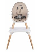 FreeON Scaun de masa Eos Beige 3 in 1 multifunctional cu tavita reglabila si detasabila conform cu standardul european de securitate