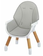 FreeON Scaun de masa Eos Grey 3 in 1 multifunctional cu tavita reglabila si detasabila conform cu standardul european de securitate