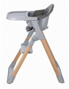 FreeON Scaun de masa pentru copii Flexi Grow Gri 2 in 1 transformabil pliabil contine 2 accesorii 0 luni +