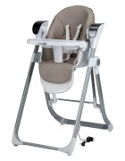 FreeON Scaun de masa si balansoar 2 in 1 Oli Deluxe Beige transformabil multifunctional cu melodii de leagan 0 luni+