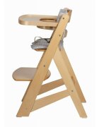 FreeON Scaun de masa Toby Plus 6 luni - 15 Kg reglabil pe inaltime pernuta tavita detasabila suport de picioare reglabil Natur