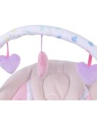 FreeON Scaunel balansoar Rest n Play cu trei jucarii 8 melodii pink