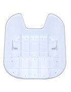 FreeON Scaunel inaltator WC cu doua trepte si suprafata antiderapanta White Grey