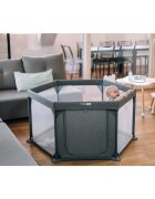 FreeON Tarc de joaca cu 4 manere Hexagonal Grey