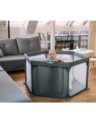 FreeON Tarc de joaca cu 4 manere Hexagonal Grey