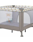 FreeON Tarc de joaca patrat 93x93x87 cm pana la 15 kg 6 luni+ Gri