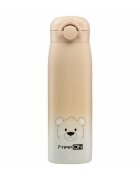 FreeON Termos lichide din otel inoxidabil 480 ml beige