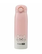 FreeON Termos lichide din otel inoxidabil 480 ml pink