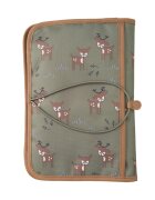 Fresk Geanta-plic pentru schimbat scutece cu salteluta model Deer Olive