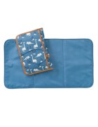 Fresk Geanta-plic pentru schimbat scutece cu salteluta model Dino