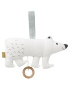 Fresk Jucarie muzicala din bumbac organic Polar Bear