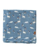 Fresk Muselina pentru copii model Dino 120x120 cm