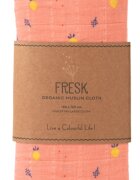 Fresk Muselina pentru copii model Summer fruit 120x120 cm