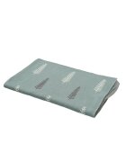 Fresk Patura Fine Knitted din bumbac organic 80x100 cm Forest