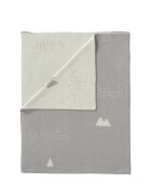 Fresk Patura Fine Knitted din bumbac organic 80x100 cm Ice Mountain