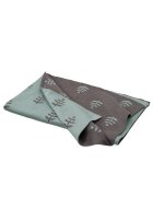 Fresk Patura Fine Knitted din bumbac organic Leaves