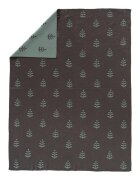 Fresk Patura Fine Knitted din bumbac organic Leaves