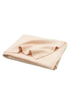 Fresk Patura impletita din bumbac organic 80x100 cm dusty pink