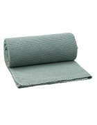 Fresk Patura impletita din bumbac organic 80x100 cm verde deschis