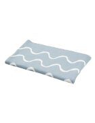 Fresk Patura impletita fin din bumbac organic 80x100 cm model Waves