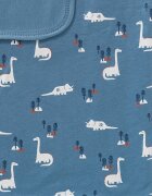Fresk Paturica din bumbac organic 80x100 cm cu model Dino