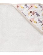 Fresk Prosop cu gluga 100 bumbac organic Fox pink 75x75 cm