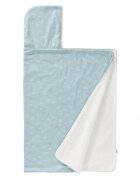 Fresk Prosop cu gluga 100 bumbac organic Rainbow blue 100x75 cm