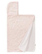 Fresk Prosop cu gluga 100 bumbac organic Rainbow rose 100x75 cm