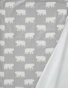 Fresk Prosop cu gluga din bumbac organic Polar Bear