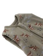 Fresk Sac de dormit cocon din bumbac organic 0-3 luni model Deer Olive
