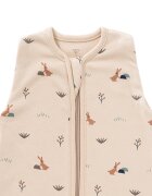 Fresk Sac de dormit din bumbac organic 0-3 luni model Rabbit Sandshell