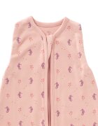 Fresk Sac de dormit din bumbac organic 0-3 luni model Seahorse