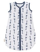 Fresk Sac de dormit din bumbac organic exterior muselina Giraf indigo blue 18-36 luni