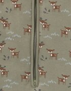 Fresk Sac de dormit gros cu maneci detasabile 2.8 tog 90 cm model Deer Olive